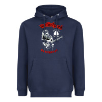 Navy lemmy vocal Heavyweight Hoodie - artisFamous