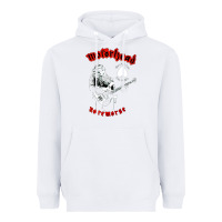 White lemmy vocal Heavyweight Hoodie - artisFamous