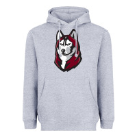 Heather Grey bloomsburg huskies Heavyweight Hoodie - artisFamous