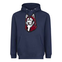 Navy bloomsburg huskies Heavyweight Hoodie - artisFamous