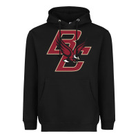Black boston college eagles Heavyweight Hoodie - artisFamous