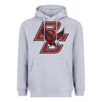 Heather Grey boston college eagles Heavyweight Hoodie - artisFamous