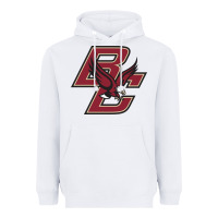 White boston college eagles Heavyweight Hoodie - artisFamous