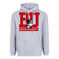 Heather Grey boston university terriers Heavyweight Hoodie - artisFamous