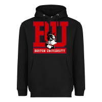 Black boston university terriers Heavyweight Hoodie - artisFamous