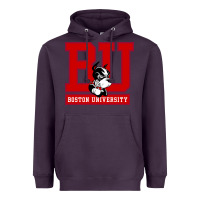 Plum boston university terriers Heavyweight Hoodie - artisFamous