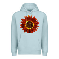 Blue Mist Rouge Royale Sunflower Premium Hoodie - LillyAllenDesigns