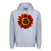 Heather Grey Rouge Royale Sunflower Premium Hoodie - LillyAllenDesigns