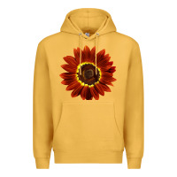 Mustard Rouge Royale Sunflower Premium Hoodie - LillyAllenDesigns
