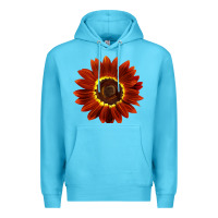 Ocean Blue Rouge Royale Sunflower Premium Hoodie - LillyAllenDesigns