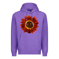 Purple Rouge Royale Sunflower Premium Hoodie - LillyAllenDesigns