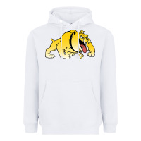 White bowie state bulldogs Heavyweight Hoodie - artisFamous