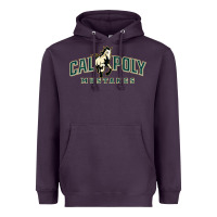 Plum cal poly mustangs Heavyweight Hoodie - artisFamous