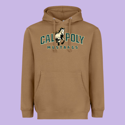 Cal Poly Mustangs Heavyweight Hoodie Designed By Artisfamous