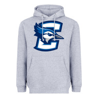 Heather Grey creighton bluejays Heavyweight Hoodie - artisFamous