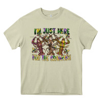 Mossy im just here for the crawfish Heavy Core Tee - CowGirlArtShop