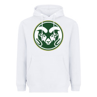 White colorado state rams Heavyweight Hoodie - artisFamous