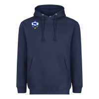 Navy Johnson & Wales College Art Heavyweight Hoodie - artisFamous