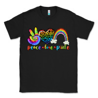 Black Peace love pride Classic Tee - CowGirlArtShop