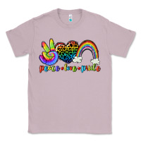 Lilac Peace love pride Classic Tee - CowGirlArtShop