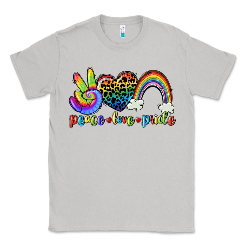 Peace Love Pride Classic Tee by CowGirlArtShop | Teevron