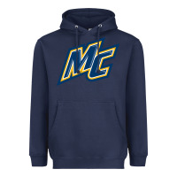 Navy merrimack warriors Heavyweight Hoodie - artisFamous
