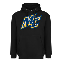 Black merrimack warriors Heavyweight Hoodie - artisFamous