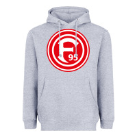 Heather Grey fortuna düsseldorf Heavyweight Hoodie - artisFamous