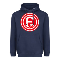 Navy fortuna düsseldorf Heavyweight Hoodie - artisFamous