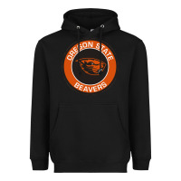 Black Oregon College Gift Heavyweight Hoodie - artisFamous