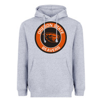 Heather Grey Oregon College Gift Heavyweight Hoodie - artisFamous