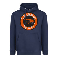 Navy Oregon College Gift Heavyweight Hoodie - artisFamous