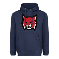 Navy Rhodes College Athletic Heavyweight Hoodie - artisFamous