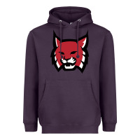 Plum Rhodes College Athletic Heavyweight Hoodie - artisFamous