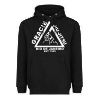 Black gracie jiu jitsu  2 Heavyweight Hoodie - artisFamous