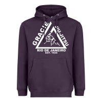 Plum gracie jiu jitsu  2 Heavyweight Hoodie - artisFamous