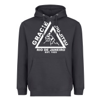 Gracie Jiu Jitsu  2 Heavyweight Hoodie | Teevron