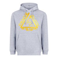 Heather Grey gracie jiu jitsu Heavyweight Hoodie - artisFamous