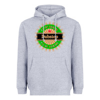 Heather Grey dubstep Heavyweight Hoodie - artisFamous