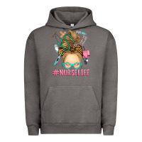 Pigment Tornado blonde messy bun nurse life Urban Hoodie - RanaPortraitStore