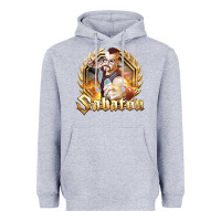 Heather Grey sabaton 2 Heavyweight Hoodie - artisFamous
