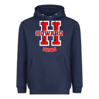 Navy howard 1867 university Heavyweight Hoodie - artisFamous