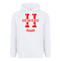 White howard 1867 university Heavyweight Hoodie - artisFamous