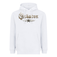 White sabaton 5 Heavyweight Hoodie - artisFamous