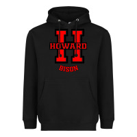 Black howard 1867 university Heavyweight Hoodie - artisFamous