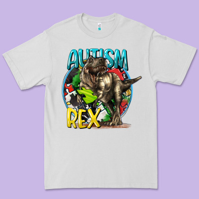 Autism Rex Premium Tee Designed By Cowgirlartshop