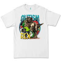 White Autism Rex Premium Tee - CowGirlArtShop
