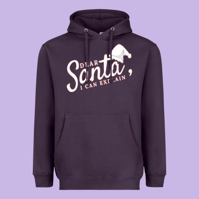 Dear Santa I Can Explain Heavyweight Hoodie Designed By Artisfamous