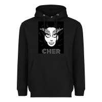 Black CHER Heavyweight Hoodie - artisFamous