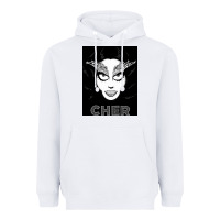 White CHER Heavyweight Hoodie - artisFamous